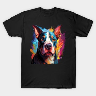 Bull Terrier Rainbow T-Shirt